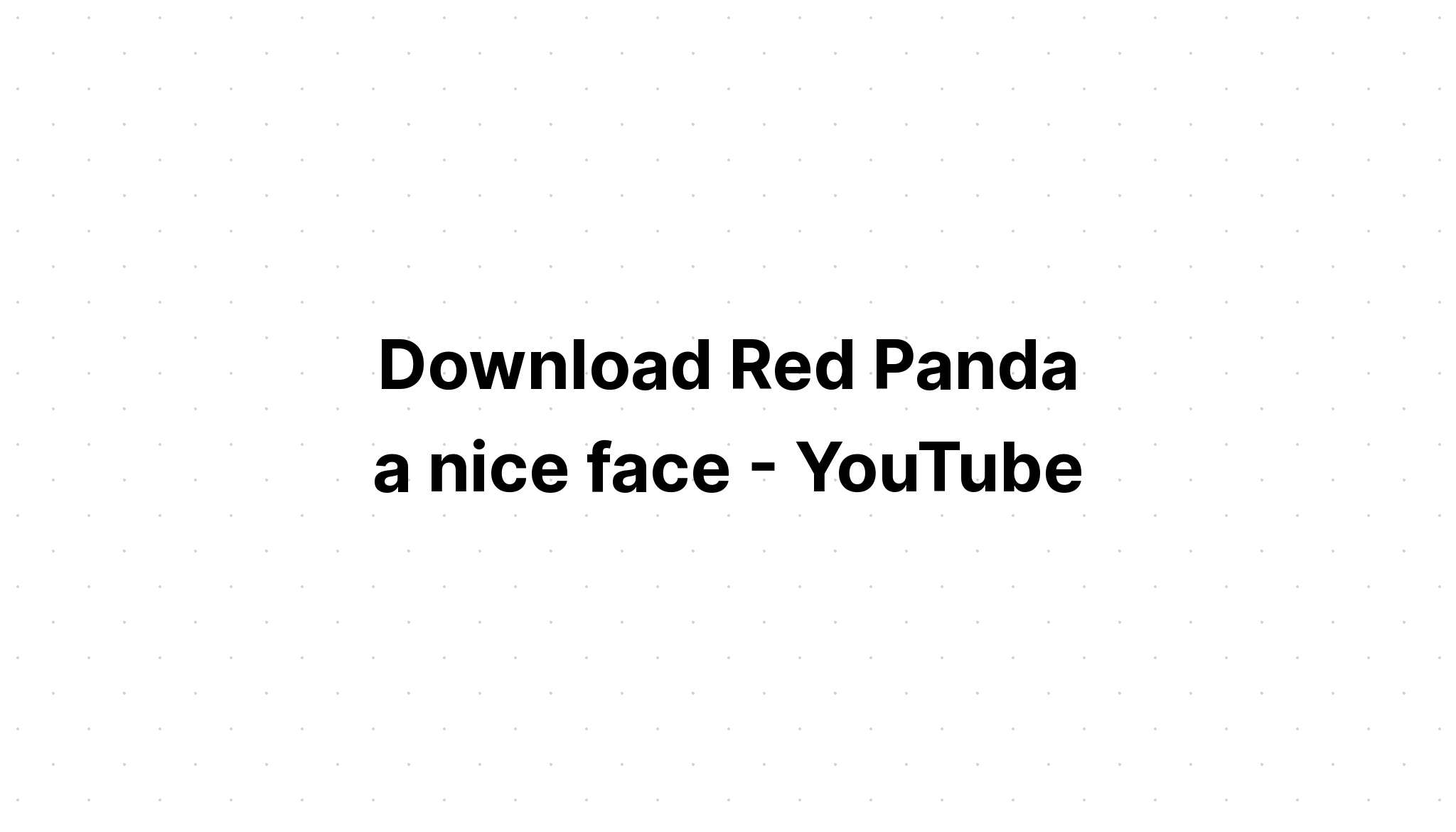 Download Panda Face SVG File